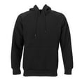 thumbnail image 5 of PMVFHDE Men's Casual Solid Color Heavyweight Warm Long Sleeve Hooded Sweatshirt with Pocket and Drawstring for Everyday Comfort Black,XXL, 5 of 6