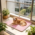 thumbnail image 4 of Cififendec Cooling Pet Sleeping Mat, 35.43"×27.56", Breathable Heat Dissipation Ice Pad for Pet Summer Temperature Relief, Indoor Kennel Sofa Floor Rest Cushion, 4 of 5