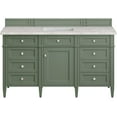 thumbnail image 6 of James Martin Vanities 650-V60s-3Ejp Brittany 60" Single Basin Poplar Wood Vanity Set -, 6 of 7