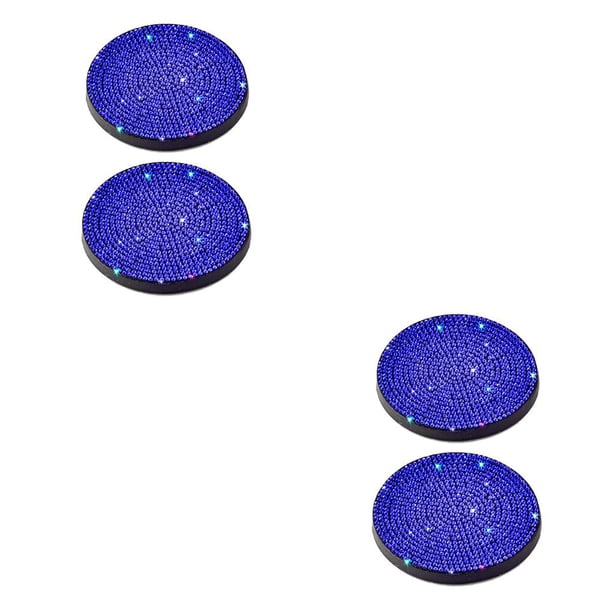 Riwesomey Paquete de 2 alfombrillas portabotellas para automóviles, impermeables, reutilizables, lavables, antideslizantes, accesorios para Type2 NO2