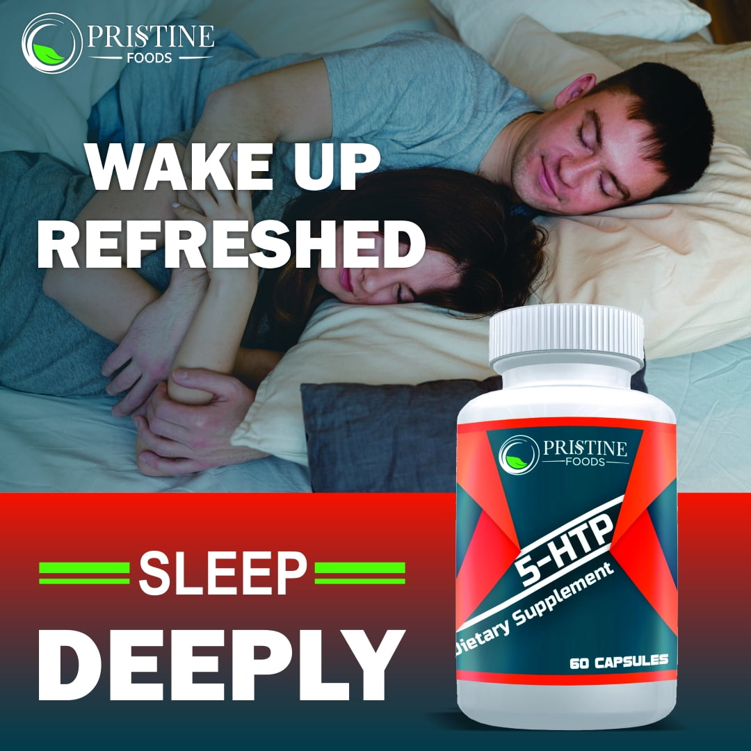 Pristine Food's 5HTP 200 mg Supplement, Sleep Supplements, Sleeping