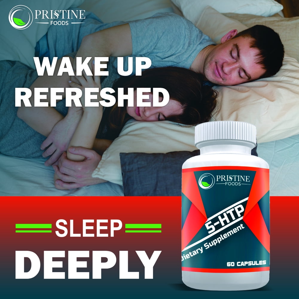 Pristine Food's 5HTP 200 mg Supplement, Sleep Supplements, Sleeping