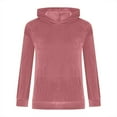 thumbnail image 4 of Grblisyd Hoodies for Teen Girls Youth Long Sleeve Velvet Tween Tops Cute Graphic Hoodie Sweatshirts Drawstring Pullover Trendy Girls Hoodies Kids 10-12 Pink 120, 4 of 6
