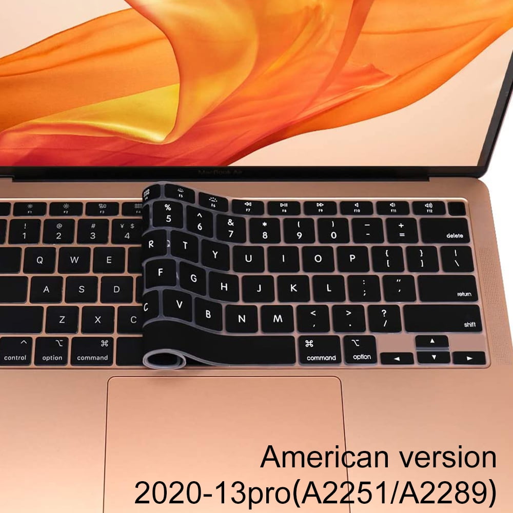 Keyboard Cover for MacBook Air 13 A1369 A1466 Pro 13 A1502 A1425 Pro 15 A1278 A1398 A1286 Laptop Skin Protector KC784 TPU Clear 