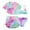 Purple, variant on Girls Swimsuit 4 Piece Fashion Bikini Set Tie Dye Personality Split Swimsuit for Children Stylish Swimwear Size:7-8 Years