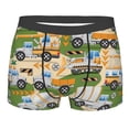 thumbnail image 4 of Goofa Construction Machinery1 Printed Men's Boxer Briefs Underwear, Moisture-Wicking Underwear, Trunk,Soft and Breathable Cotton Underwear-, 4 of 9
