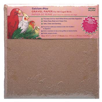 7 Sheets Per Pack / 21 Sheets Total Penn Plax Gravel Paper for Bird Cage 9.5 X 15 3 Pack 
