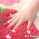 thumbnail image 3 of Alfombras de baño beige, lindas alfombras de baño con diseño de fresas, accesorios de baño coloridos, divertidas alfombras de flores, alfombras antideslizantes, alfombras de baño lavables a máquina,, 3 of 6