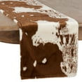thumbnail image 4 of Faux Fur Runner With Cow Hide Design, 4 of 5