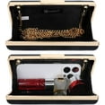 thumbnail image 2 of Lohol Women Evening Purses Clutch Bags Formal Party Clutches Wedding Purses Cocktail Prom Handbags-Black, 2 of 6