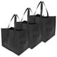 thumbnail image 1 of GOOHOCHY 3 bolsas reutilizables para la compra con asas, portátiles, de tela no tejida, para regalo., 1 of 8