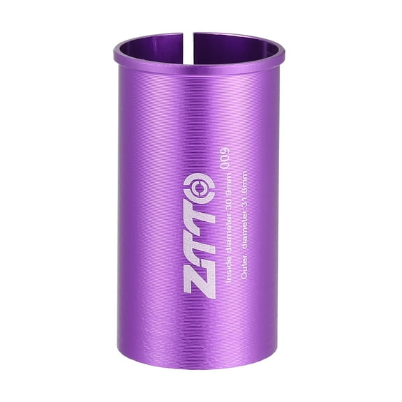 Unique Bargains Bicycle Seatpost Shim Adapter Durable 30.9mm 1.22" ID 31.6mm 1.24" OD Bicycle Accessories Purple