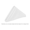 thumbnail image 5 of Servilletas De Tela De Poliéster Surmente De 17 Pulgadas, Servilletas De Lino Para Cena, Juego De 12 Para Bodas, Banquetes O Restaurantes (1 Docena) (Blanco), 5 of 5