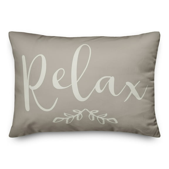 Creative Products Relax on Gray 14x20 Indoor / Outdoor Pillow
