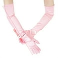 thumbnail image 3 of Aellinatey Satin Long Gloves For Women Wedding Gloves Performance Gloves Satin Gloves, 3 of 14