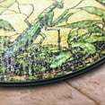 thumbnail image 3 of Praying Mantis Stained Glass Window Hanging - Detailed Nature-Inspired Art with Green Leaves 1805130165, 3 of 4