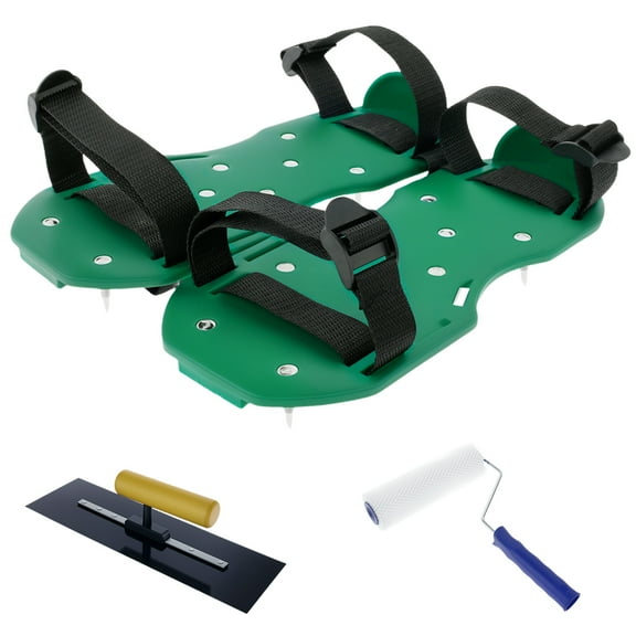 Self Leveling Tool Kit With Plastic Handle Multipurpose Easy Grip Cement Floor Leveling Tools Simple Cleaning Epoxy Floor Paint Tools for Concrete Floor Epoxy Floor