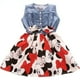 thumbnail image 2 of Vestido de niña nueva ropa para niños verano nuevo algodón playa Minnie vaquero costura patrón de dibujos animados vestido de niña 3-7Y Tan Jianjun unisex, 2 of 2