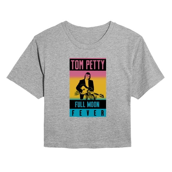 Tom Petty - Full Moon Fever - Juniors Cropped Graphic T-Shirt