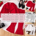 thumbnail image 3 of Toddler Baby Girl Fall Outfit Long Sleeve Letter Pullover Sweatshirt Pants Outfits 6-12 Months 12-24 Months 2t 3t 4t 5t 6t 7t 8t 9t Children Red 5-6 Years, 3 of 7