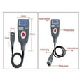 thumbnail image 2 of LS223 Wide Range Coating Thickness Gauge Dry Film Thickness Gauge For Non-magnetic And Non-conductive Coatings 0-5000um, 2 of 7