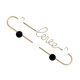 thumbnail image 1 of Golden Love Letter Wall Hook for Hanging Keys Metal Home Decor Bathroom Bedroom Fashion Elegant Creative Design Small Size S, 1 of 4