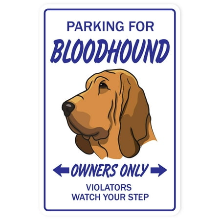 BLOODHOUND Decal dog pet parking Decals hound hunting dog hunter | Indoor/Outdoor | 5