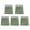 Green, variant on 5 Pcs Clear Memos Pad Adhesive Sticking Note Macaroon Color Notepads for Student