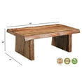 thumbnail image 3 of Pemberly Row 2-piece Solid Wood Living Room Table Set in Brown, 3 of 12