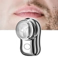 thumbnail image 6 of Electric Mini Face Hair Removal Compact Precision Trimmer Pocket Size Electric Beard Trimmer for Outdoor Travel silvery, 6 of 9