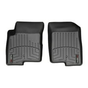 WeatherTech Custom Fit FloorLiners compatible with Patriot, Caliber, Compass - 1st Row (Driver & Passenger), Black
