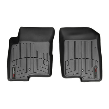 WeatherTech Custom Fit FloorLiners compatible with Patriot, Caliber, Compass - 1st Row (Driver & Passenger), Black