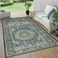 thumbnail image 6 of 5x7 Washable Area Rug Non-Slip Low Profile Vintage Distressed Oriental Rug for Living Room, Bedroom, Dining Room, Office, 6 of 13