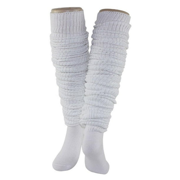 Womens Slouch Socks 3 Pack - Black / White / Grey
