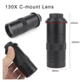 thumbnail image 3 of 38MP 2K 60FPS USB Industrial Digital Video Microscope Camera + Zoom 130X C-Mount Lens TF USB Storage For Repair Soldering, 3 of 6