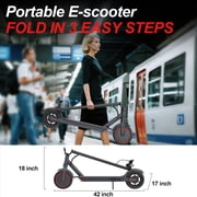 Electric Scooter 350W 8.5 Foldable E-Scooter for Adults, 21 Miles Range UL2272
