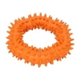 Dog Chew Toy Thorn Design Rubber Lightweight Throwing Catching Flying