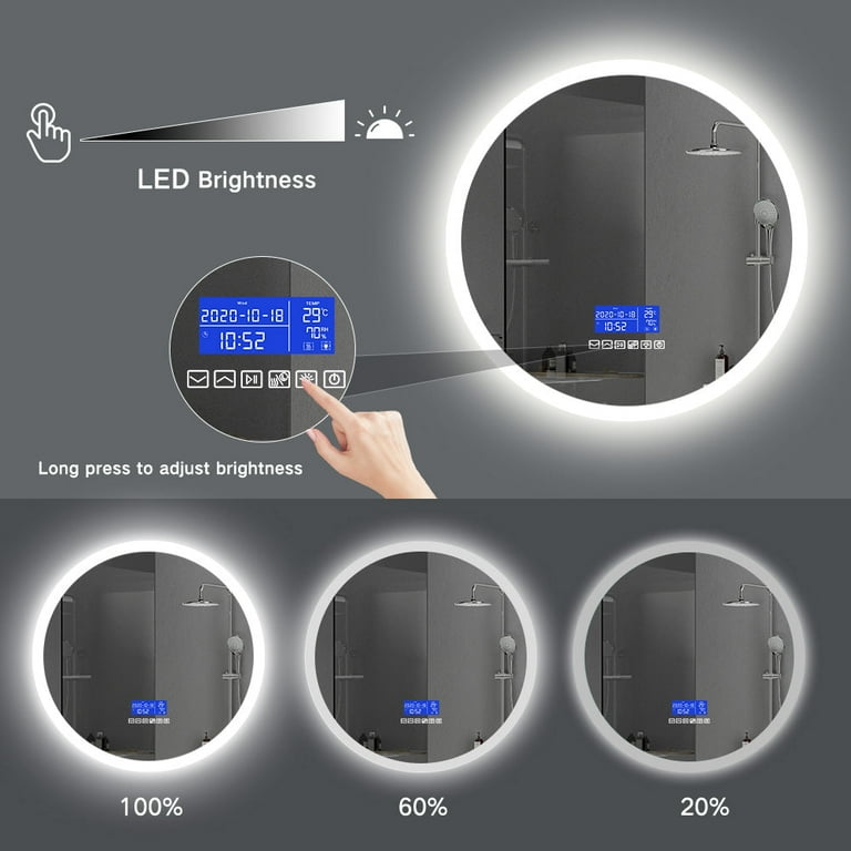 Vanity mirror walmart best sale bluetooth
