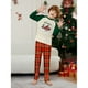 thumbnail image 4 of Conjuntos de pijamas familiares a juego para Navidad 2024, nuevo conjunto para adultos, madre, padre e hijos, mameluco para bebé, pijamas de aspecto familiar, 4 of 5