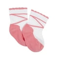 thumbnail image 6 of Gerber Baby Girls Wiggle Proof¢ Socks, 4-Pack, 6 of 8