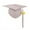 Pink One Size, variant on Joernso Graduation Cap with 2025 Tassel Class of 2025 Unisex Adult Matte Graduation Cap for High School Bachelor