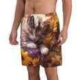thumbnail image 2 of Fotbe Cute Cat Sunflower Trajes de Baño Estampados para Hombre, Shorts de Verano de Secado Rápido, Ropa de Playa, Bañadores-Medium, 2 of 6
