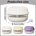 thumbnail image 3 of Elastic Lifting Retainer Box, Portable Mouthguard Storage Case for Braces, Dust-Proof Container for Night Guard, White, 3 of 6
