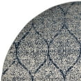 thumbnail image 3 of SAFAVIEH Madison Leighton Geometric Area Rug, Navy/Silver, 11' x 11' Round, 3 of 8