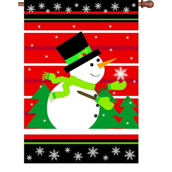 Premier House Size Flag - Catch A Snowflake