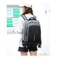 thumbnail image 4 of Mochila con ruedas, compartimento ajustable de 19 pulgadas, negra, grandeMochilas trolley para estudiantes de primaria y secundaria, 4 of 5