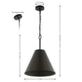 thumbnail image 3 of SAFAVIEH Jenner LED Orb Metal Pendant Light with Shade, 3 of 8