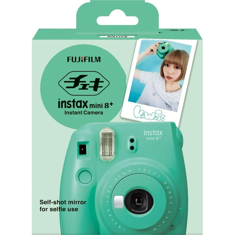 Fujifilm Instax Mini 8+ Mint Instant Film Camera + Self Shot Mirror for  Selfie Use - International Version No Warranty