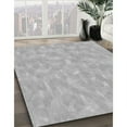thumbnail image 3 of Ahgly Company Machine Washable Indoor Rectangle Transitional Platinum Silver Gray Area Rugs, 8' x 12', 3 of 7