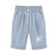 thumbnail image 1 of Mujeres Pantalones Cortos Casual, Cintura Elástica Día de la Independencia de la Impresión Pantalones Cortos con Cordón con Bolsillos para Verano Primavera de Uso Diario, Pantalones Cortos de Verano P, 1 of 4